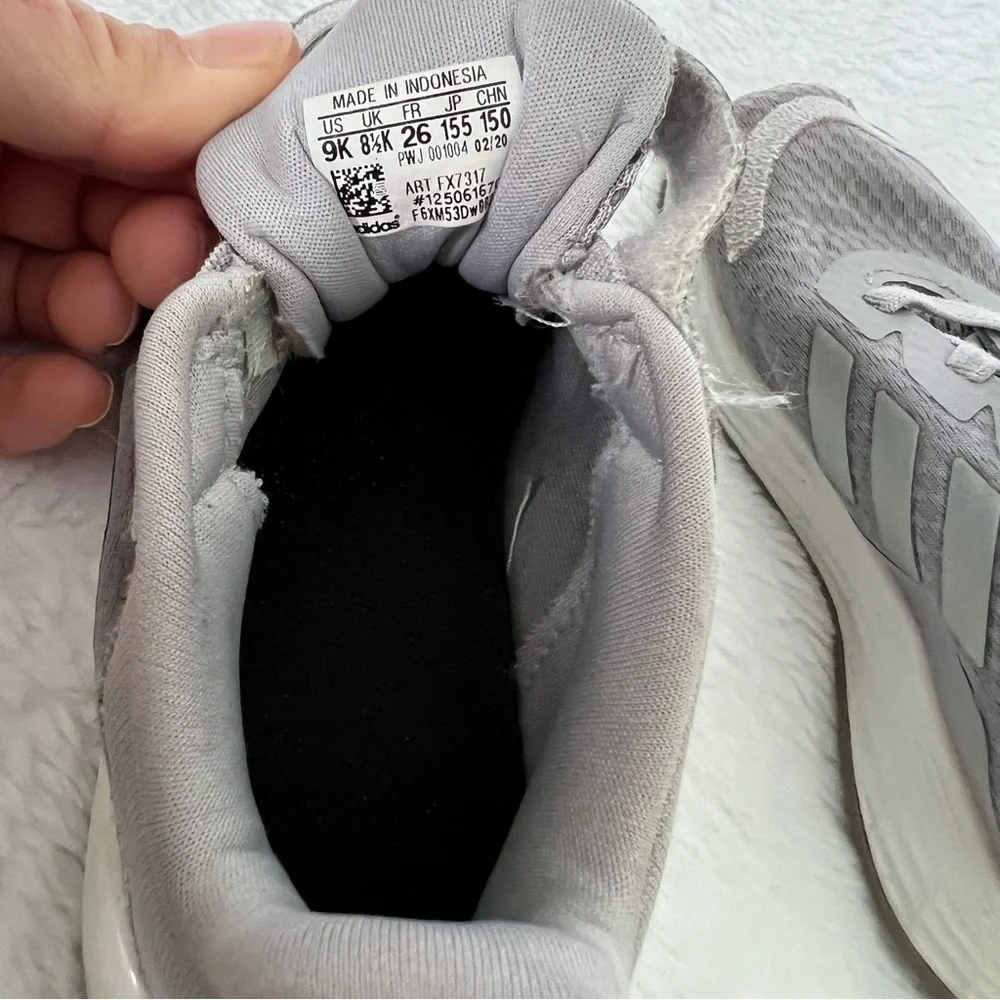 Adidas Duramo Toddler Girls Shoes - Size 9 - Color Grey - Picture 15 of 16